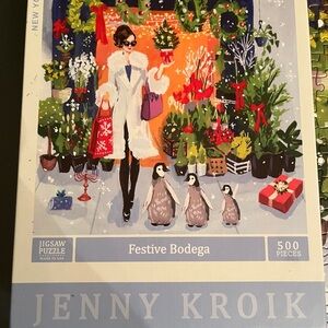 Jenny Kroik Holiday Market Jigsaw Puzzle
